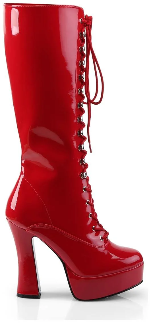 Pleaser - Electra-2020 8, Red Patent
