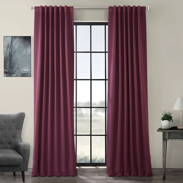 Aubergine Blackout Curtain