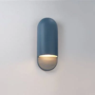 Logan 1 - Light Dimmable Flush Mount AllModern Bulb Type: LED, Finish: Navarro Red, Size: 14x22 H x 5x22 W x 4x22 D