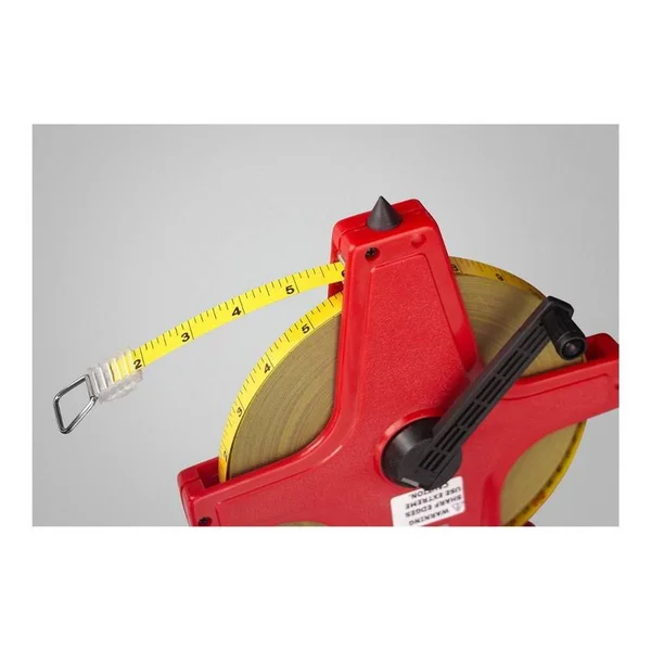 Gill Athletics Steel Measuring Tapes White 330' (100m) Open Reel 971
