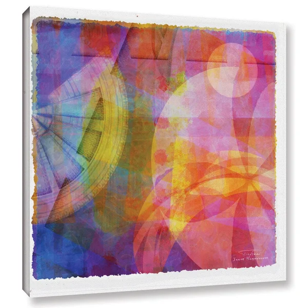 ArtWall Joost Hogervorst 'Abstract Soft Smooth 4' Gallery Wrapped Canvas Small