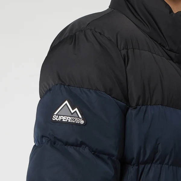Superdry Track Sports Puffer Jacket - Eclipse Navy