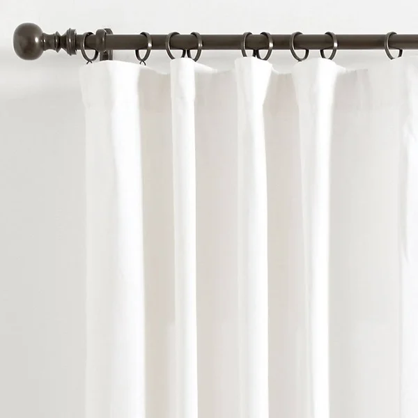 Essentials Drapery Panel Twill Indigo 108x22 - Ballard Designs