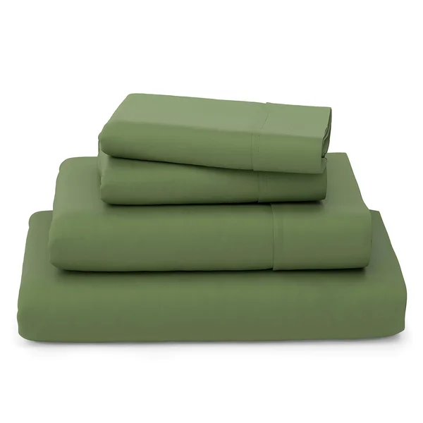 Cosy House Collection Luxury Bamboo Bed Sheet Set - Hypoallergenic Bedding Blend - 4 Piece - King, Sage Green