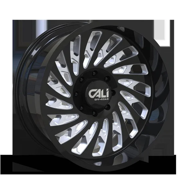 Cali Off Road Switchback Wheel Black Milled 20x12 8x170 -51mm