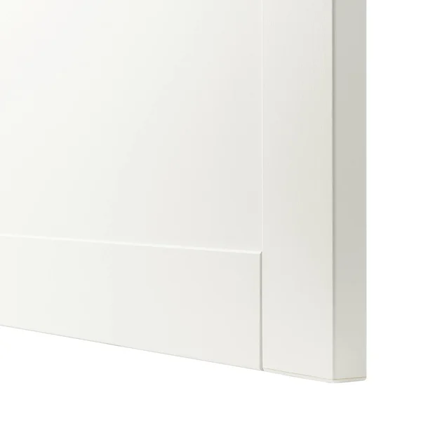 IKEA - BESTÅ Storage Combination with Doors - White/Hanviken/Stubbarp White, 70 7/8x16 1/2x29 1/8