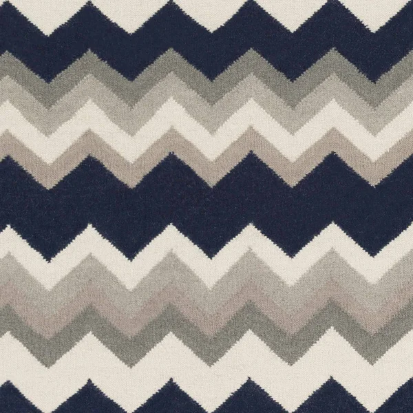Cherry 8' x 11' Modern Flatweave Farmhouse Stripes Wool Area Rug - Hauteloom