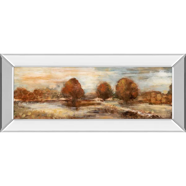 Morning Meadows LL Mirror Frame Wall Art Hanging Tapestry 42x22 x 18x22