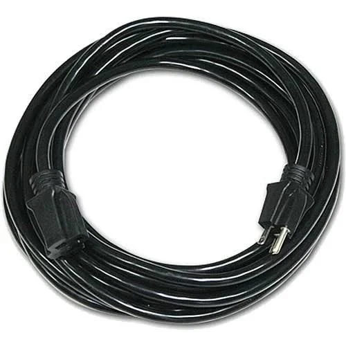 Milspec 100& Pro Power SJTW 12 AWG Extension Cord, Black D16624100