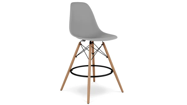Modholic Eiffel 28x22 Counter Height Stool, Gray