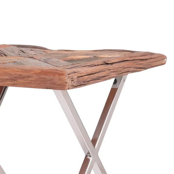 GDFStudio Pulaski Handcrafted Boho Wooden End Table