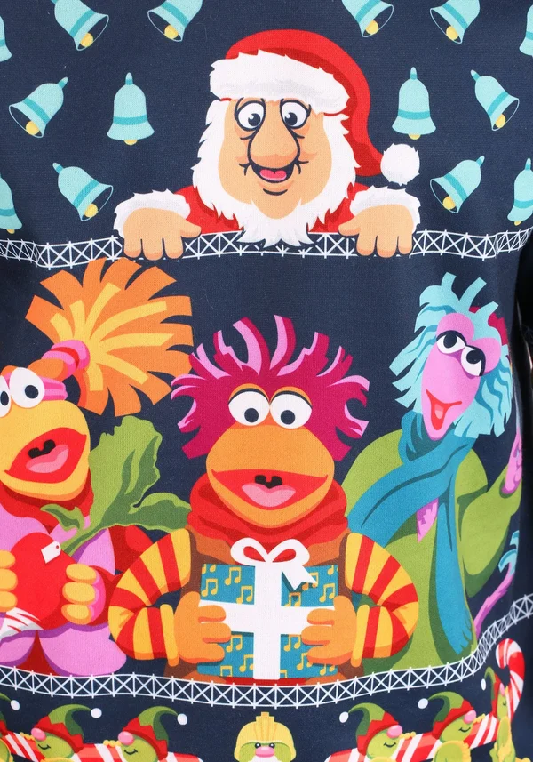 Adult Fraggle Rock Sublimated Ugly Christmas Sweater