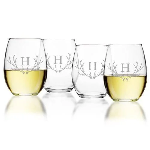 Union Rustic Maximo 15 oz. Stemless Wine Glass (Set of 4)