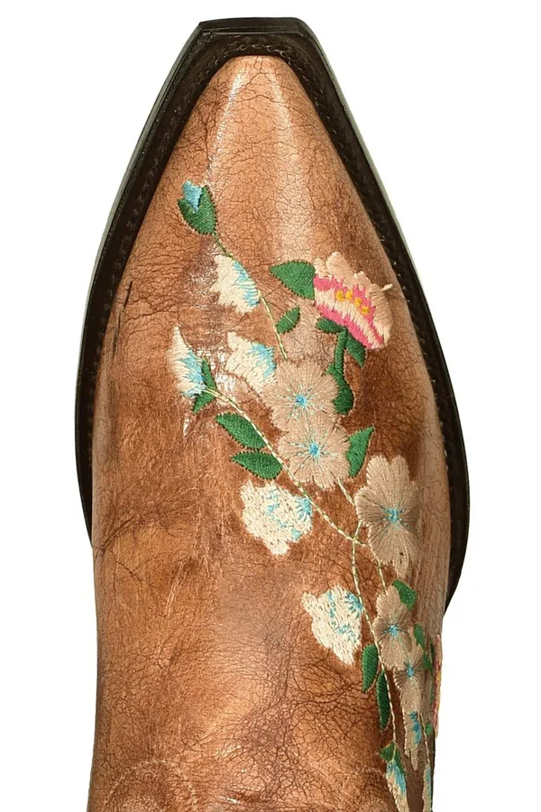 Macie Bean Rose Garden Cowgirl Boots - Snip Toe