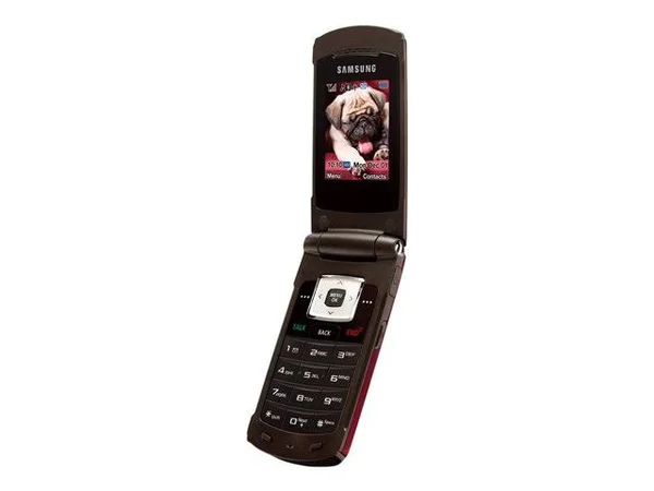 Samsung M320 Sprint Sleek Clamshell Cell Phone - Red