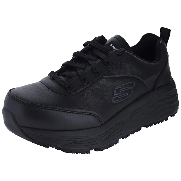 Skechers Women's Work Relaxed Fit Max Cushioning Elite SR Kajus, Black