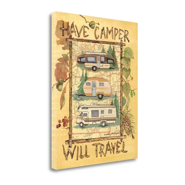 23x22 x 18x22 Have Camper by Anita Phillips Fine Art Giclee Print