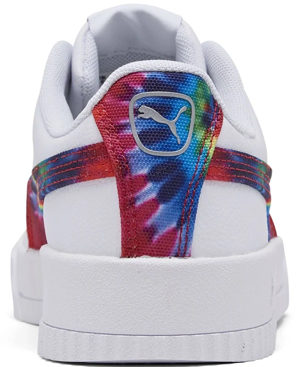 Puma Carina Fashion Tie Dye 10 Women's White