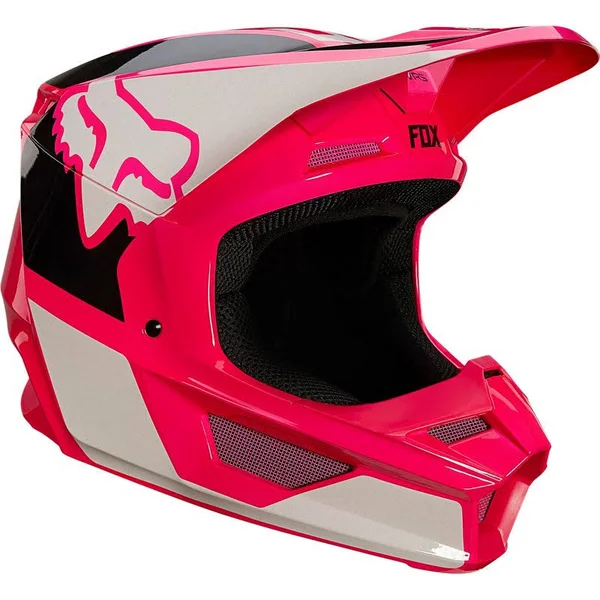 Fox Racing Youth V1 Revn Helmet Large - Pink