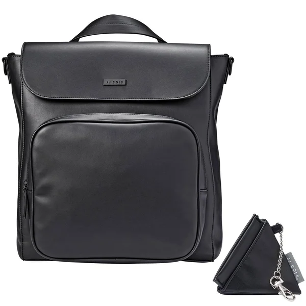 Jj Cole Brookmont Diaper Bag with Bonus Paci Pyramid - Black