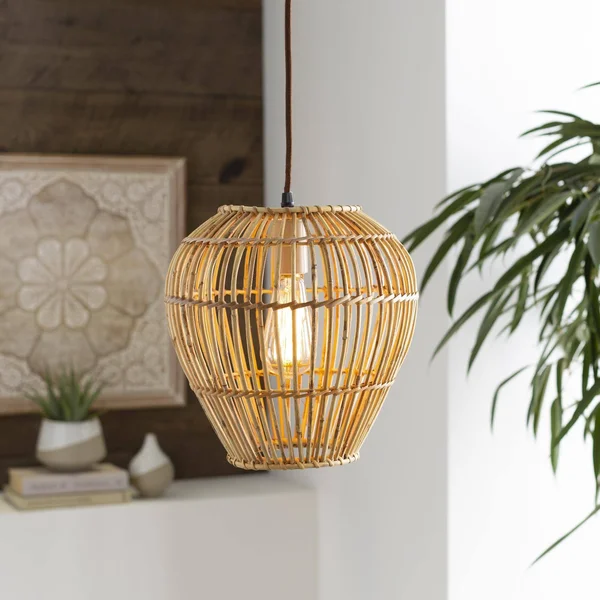 Surya Manning Rattan Pendant MNN-002