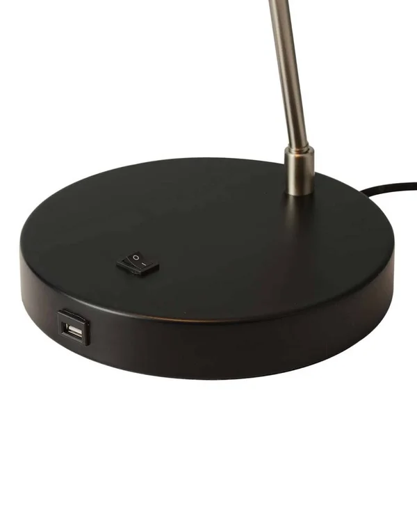 Ibis Table Lamp - Satin Nickel