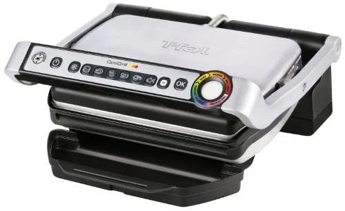 T-Fal OptiGrill Indoor Grill with Removable Plates and Precision Grilling Technology, Size: None, Multi-Colored GC702D53