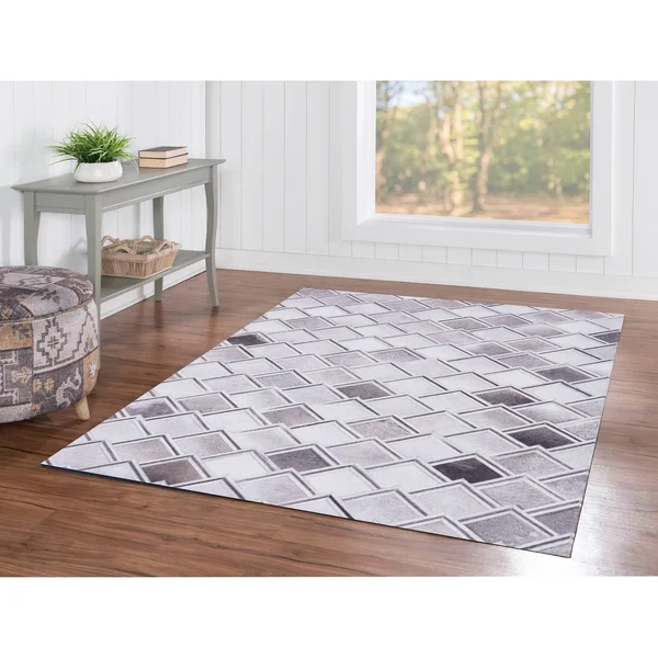 Linon Laredo Fortin Rug - Grey, 5x7 ft
