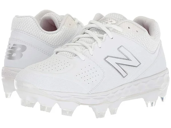 New Balance Fresh Foam SPVELOv1 White Women's Softball Cleat 8.5