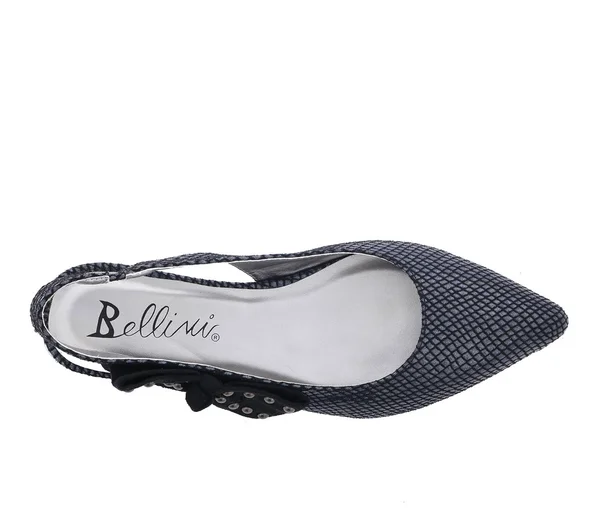 Bellini Women's Flawless Slingback Flat - Size: 10, Black Polyurethane