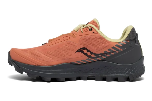 Women's Saucony Peregrine 11 St Rust|Charcoal, Size 10.5M