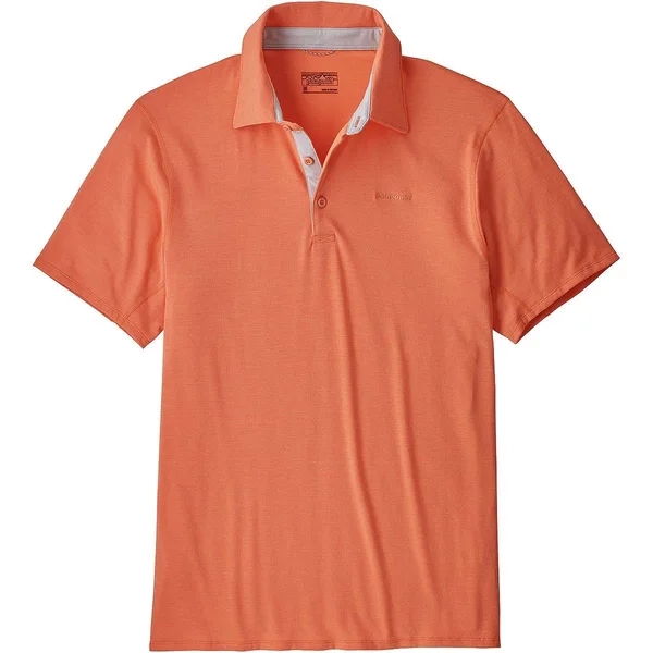 Patagonia Cactusflats Polo Shirt - Men's Peach sherbet, XL