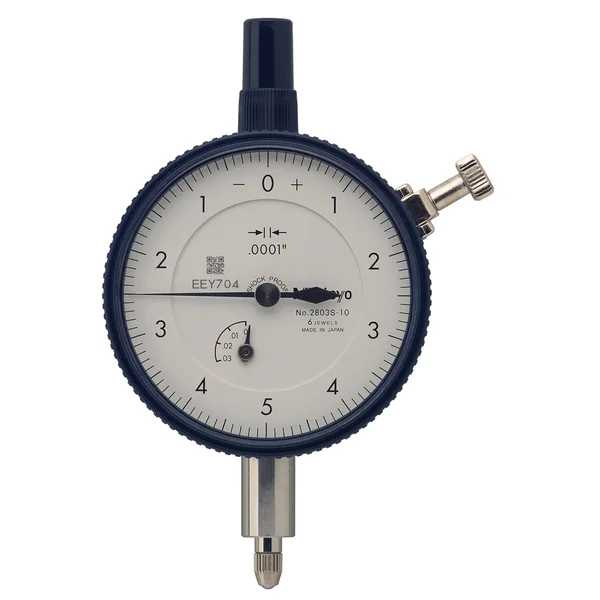 Mitutoyo 2803S-10 Dial Indicator - 0 to 0.025 in, 0-5-0