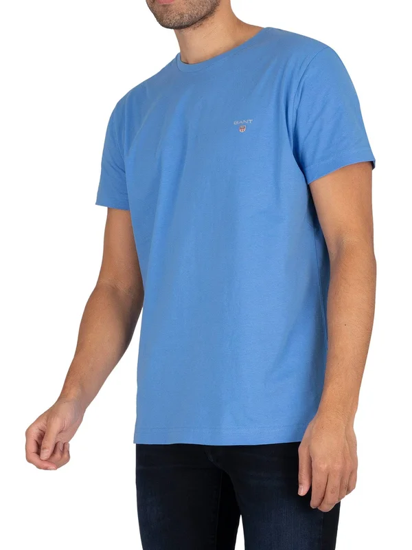 Gant Original T Shirt Blue