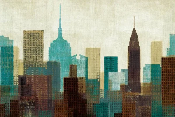 Michael Mullan Canvas Wall Decor Prints - Summer in The City I