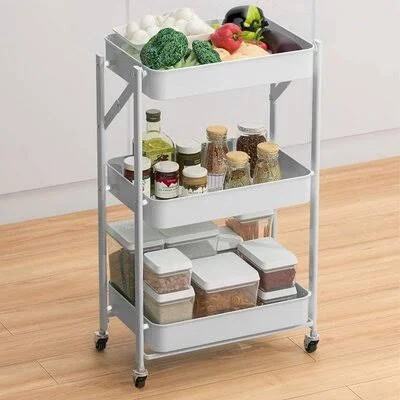 Freddi Kitchen Cart Ebern Designs Base Finish: White