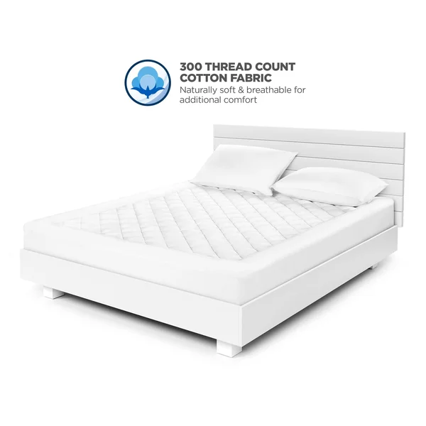 Great Sleep Hydrocool Mattress Pad - White (Queen)