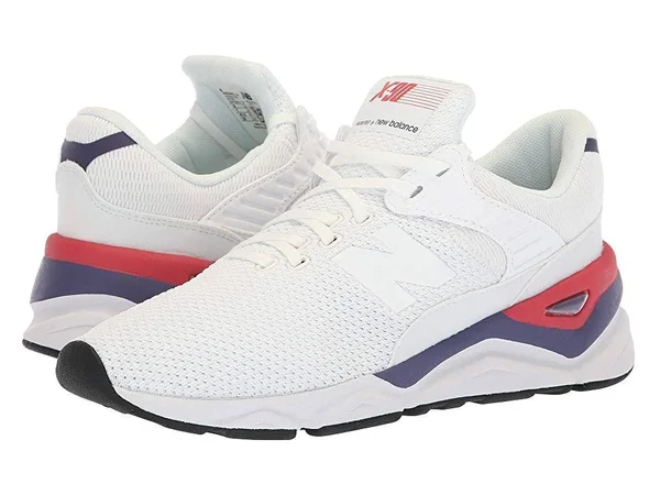 New Balance Women's X-90 Sneaker - Size: 10, White Munsell/Wild Indigo