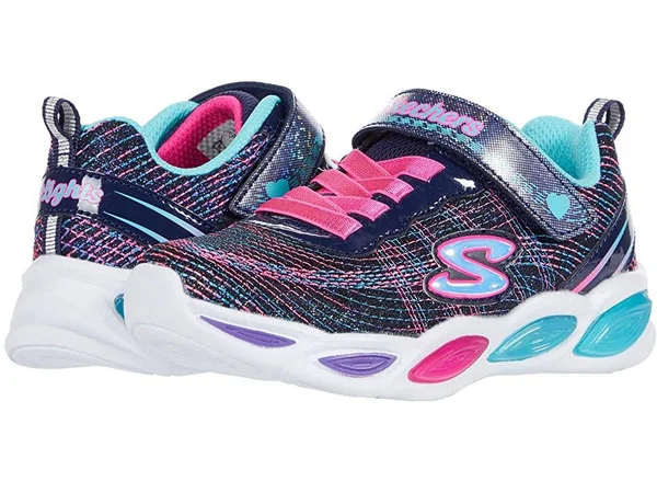 Skechers S Lights: Shimmer Beams - Sparkle Glitz Navy/Multi 13.5