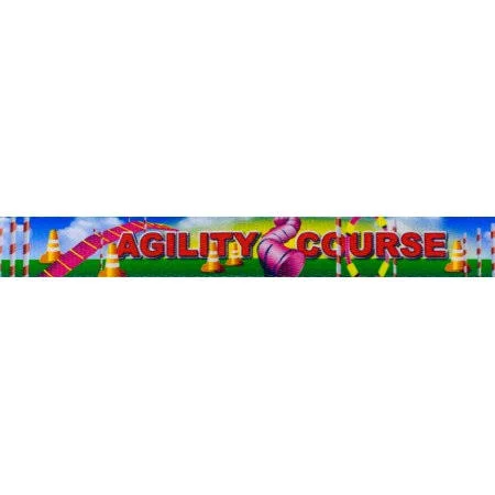 Country Brook Design 1/2 inch Agility Polyester Webbing, 50 Yards, Red