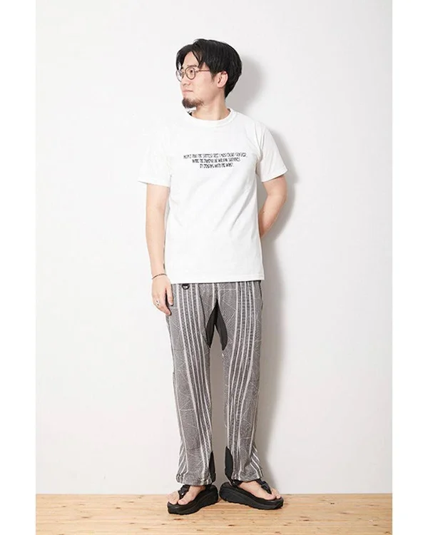 Printed Insect Shield Pants Beigeblack - M