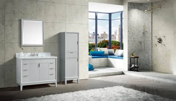 Avanity 20x22 Emma Linen Tower - Dove Gray EMMA-LT20-DG