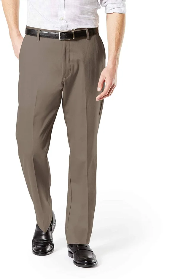 Dockers Big Tall Classic Fit Signature Khaki Lux Cotton Stretch Pants : 58 32