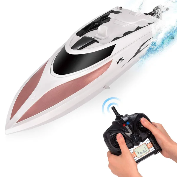 RC Boat - Remote Control Boat for Kids and Adults 20+ MPH Speed Durable Structure Innovative Features Incredible Waves Pool or L