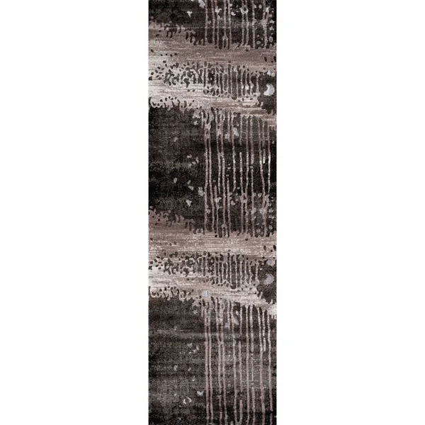 Momeni Monterey MO-02 Area Rug Charcoal 2&3x22x7&6x22 Runner
