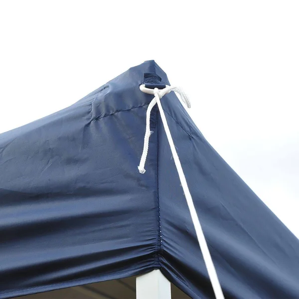 Outsunny 13& x 13& Easy Pop Up Canopy Party Tent - Blue