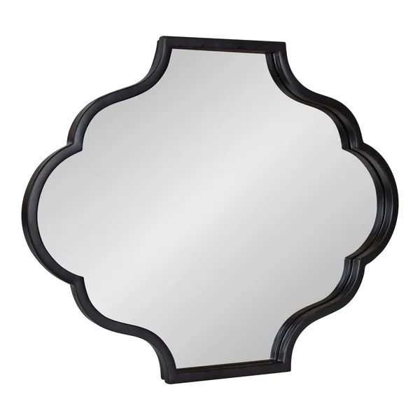 Kate and Laurel Rowla Framed Wall Mirror - 18x24 - Black