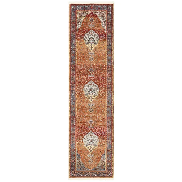 Unique Loom Baracoa Traditional Area Rug Collection - Runner 2&7x22x10&0x22 3140240