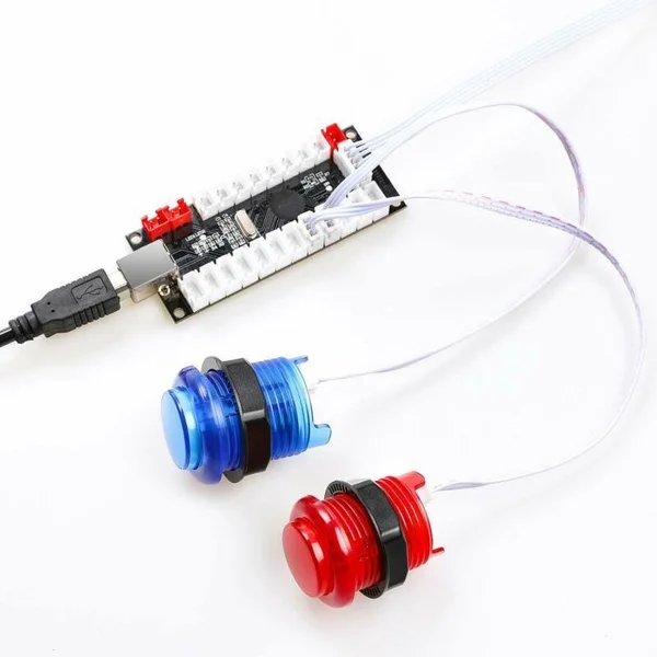 Qenker 2-Player LED Arcade DIY Kit for USB Mame PC Game DIY Raspberry Pi Retro