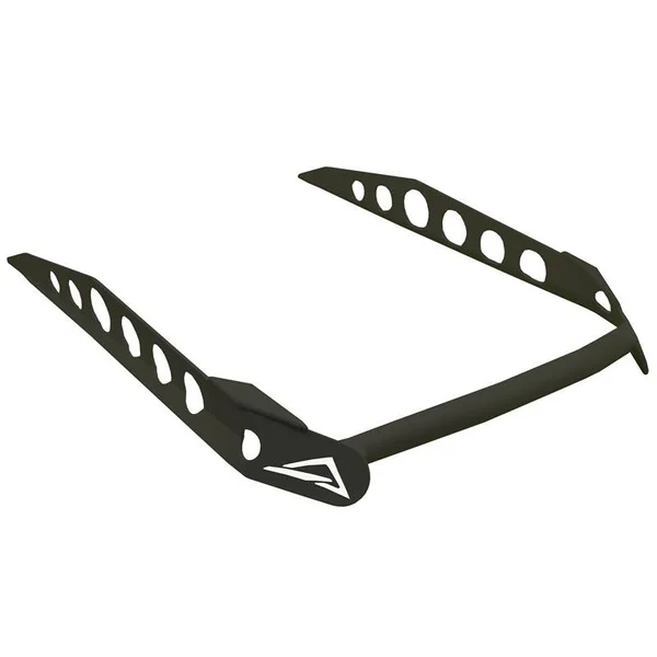 Skinz Protective Gear Rear Custom Aluminum Bumper, Flat Black